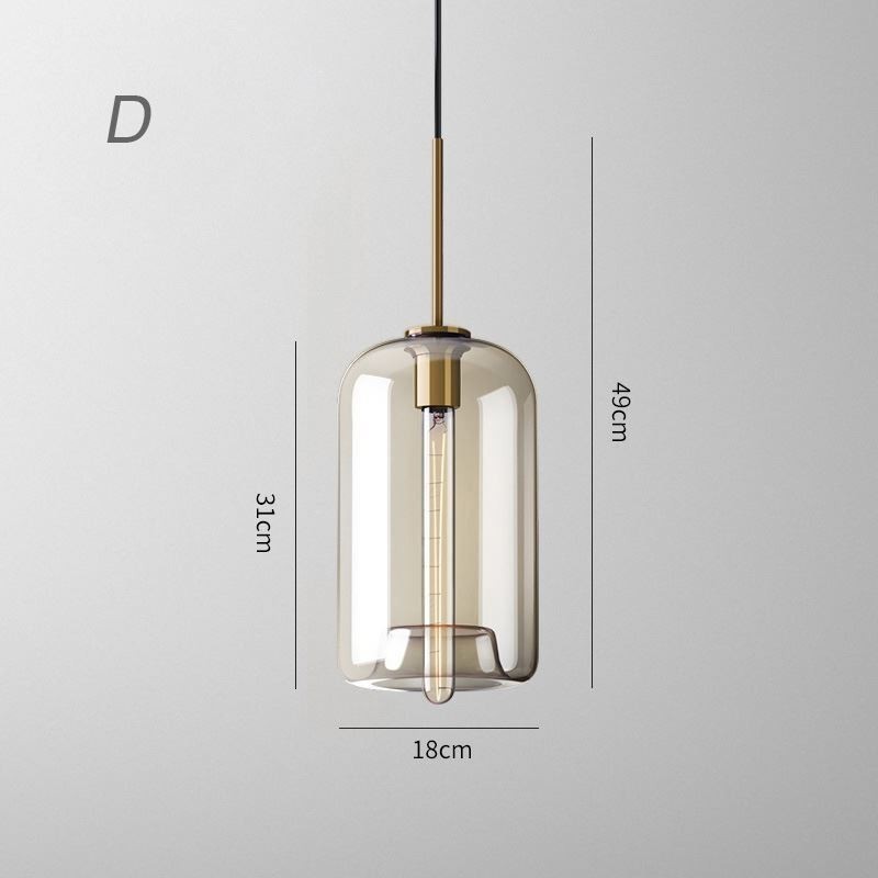 Lámpara colgante clásica de cristal de 3 luces, accesorio de iluminación para cafetería