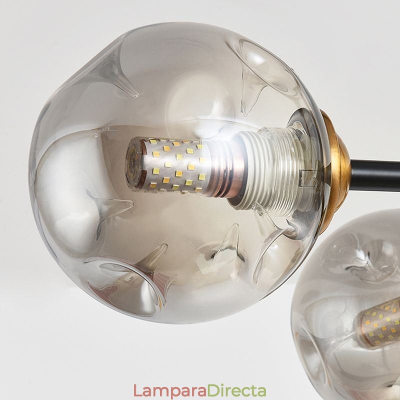 Lámpara de techo de cristal moderna de 6 luces Magic Bean