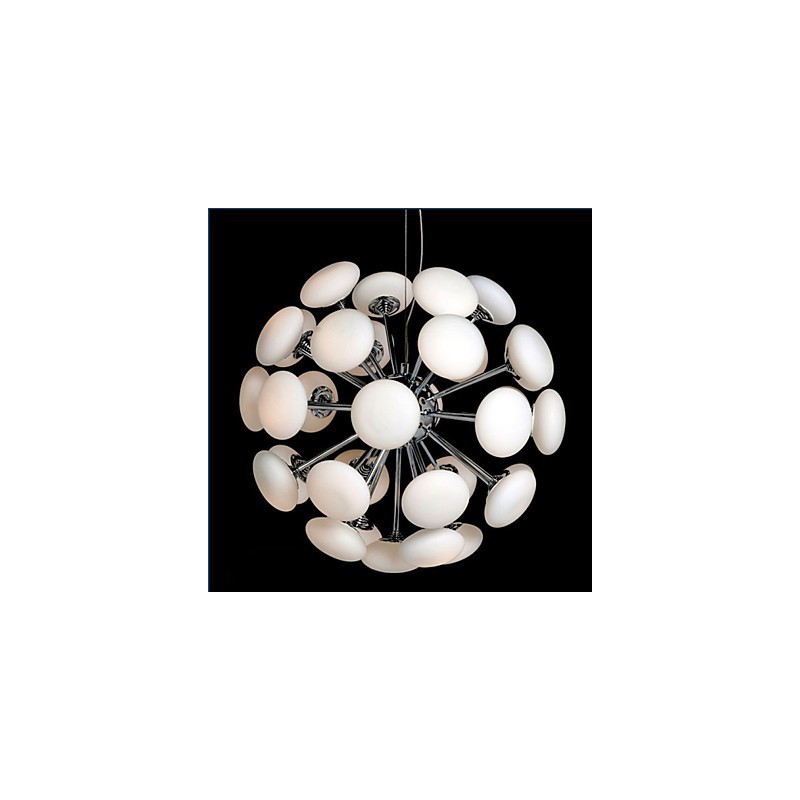 Lámpara colgante de cristal circular simple de estilo europeo de ModernYestaurant