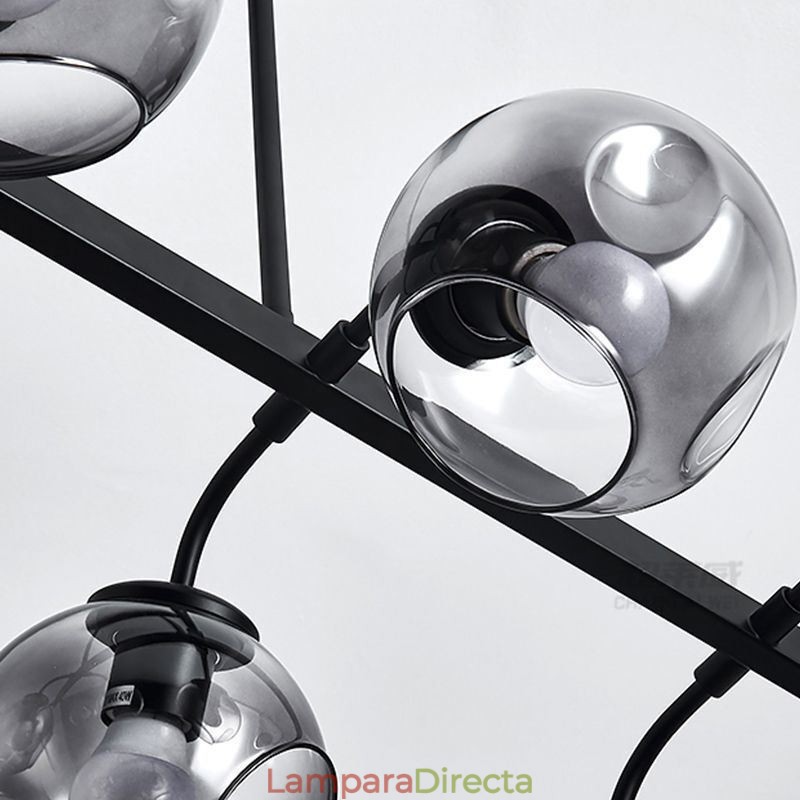 Lámpara colgante Magic Bean con globo de cristal