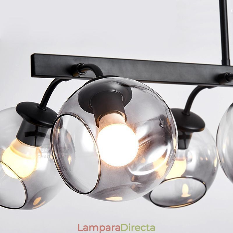 Lámpara colgante Magic Bean con globo de cristal