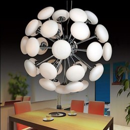 Lámpara colgante de cristal circular simple de estilo europeo de ModernYestaurant