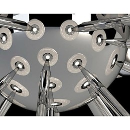 Lámpara colgante de cristal circular simple de estilo europeo de ModernYestaurant