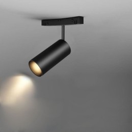 Foco de riel magnético circular empotrado, luz decorativa de 150 cm