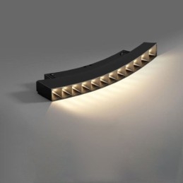 Foco de riel circular magnético empotrable, luz decorativa de 60 cm