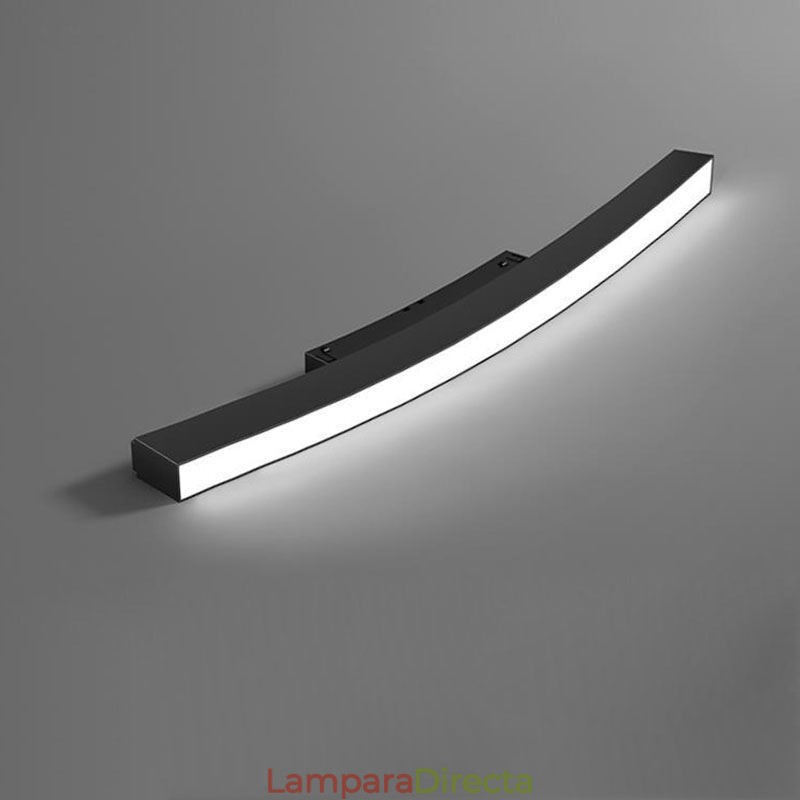 Foco empotrado magnético de luz lineal de riel