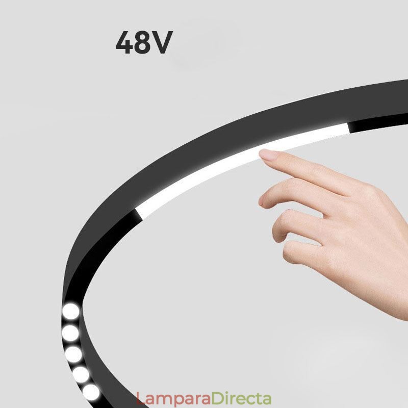 Foco empotrado magnético de luz lineal de riel