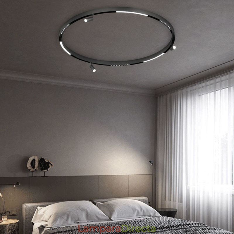 Foco empotrado magnético de luz lineal de riel