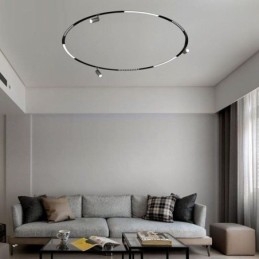 Foco empotrado magnético de luz lineal de riel