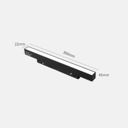 Foco de riel magnético empotrado, luz decorativa, 3 m, 36 V