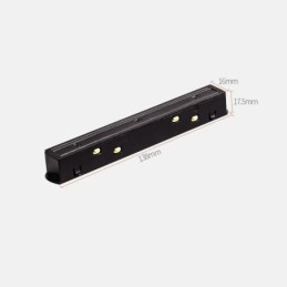 Foco de riel magnético empotrado, luz decorativa, 3 m, 36 V