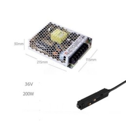 Foco de riel magnético empotrado, luz decorativa, 3 m, 36 V