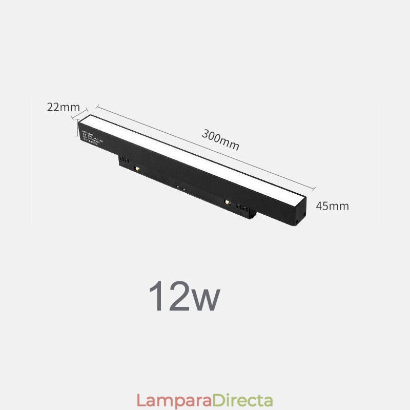 Foco empotrable magnético lineal de riel, 36 V
