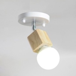 Mini foco simple, moderno, blanco, para techo (luz individual)