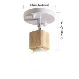 Mini foco simple, moderno, blanco, para techo (luz individual)
