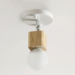Mini foco simple, moderno, blanco, para techo (luz individual)