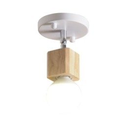 Mini foco simple, moderno, blanco, para techo (luz individual)