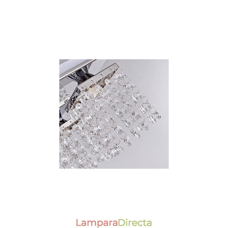 Lámpara de techo de cristal moderna de 5 luces