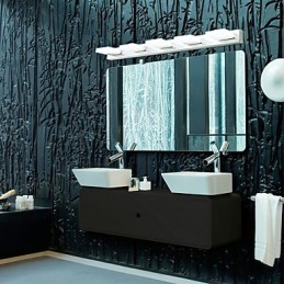Apliques de pared Iluminación de baño Moderno Contemporáneo Metal