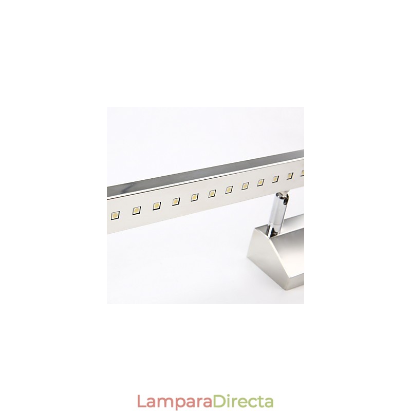 Iluminación de baño moderna contemporánea de metal