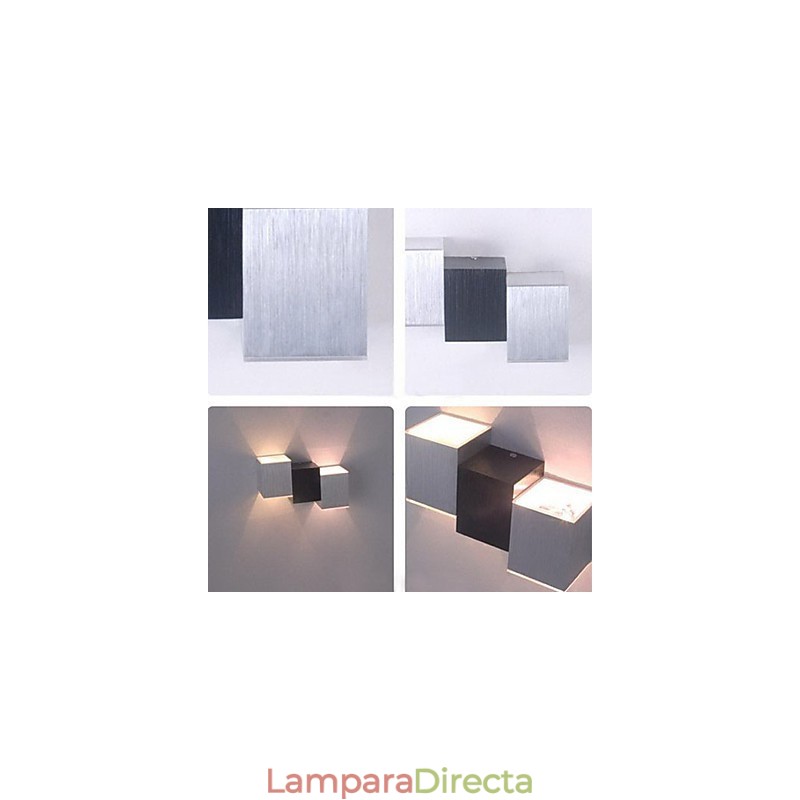 Apliques de pared de estilo mini, modernos y contemporáneos de metal.