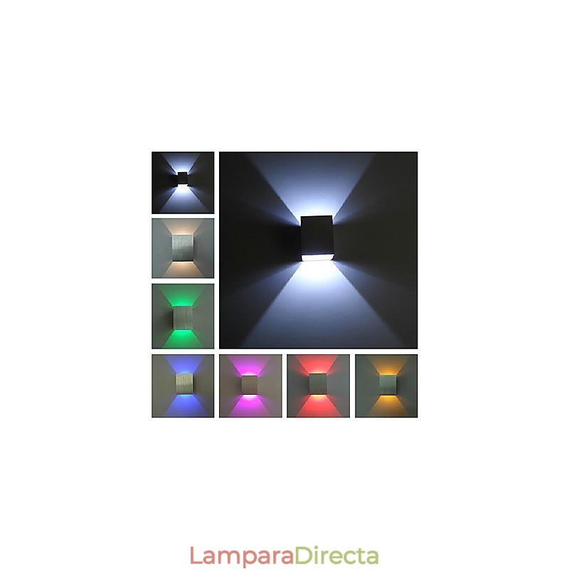Aplique de pared moderno colores surtidos