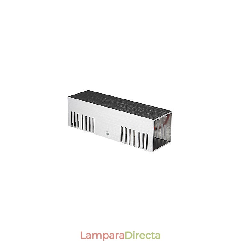 Aplique de pared moderno con diseño de luz dispersa y 2 pantallas cúbicas