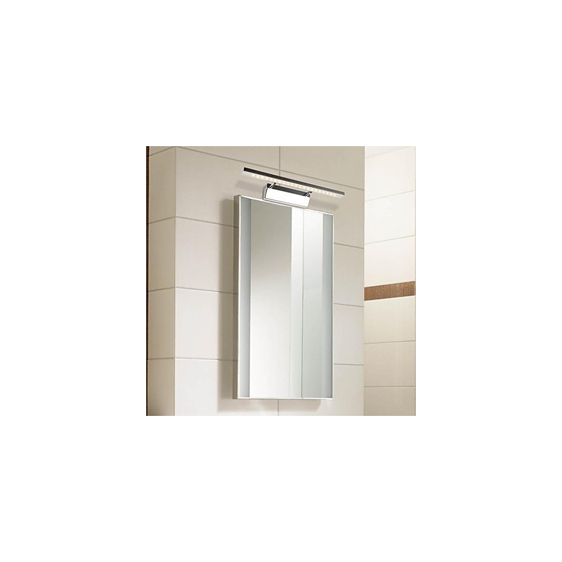 Iluminación de baño moderna contemporánea de metal