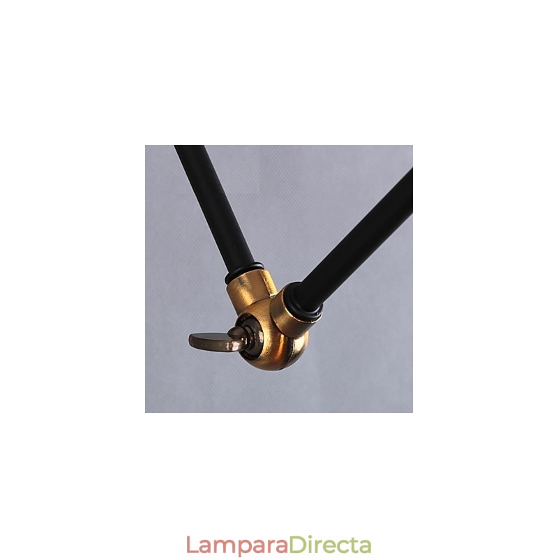 Lámparas de brazo oscilante Rustic Lodge Metal
