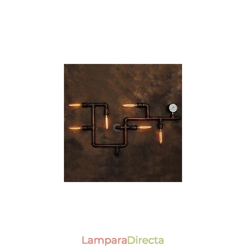 Apliques de pared rústicos de metal
