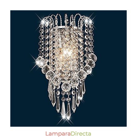 Lámparas de pared de cristal empotradas modernas y contemporáneas de metal Lámparas de pared de cristal empotradas modernas y contemporáneas de metal