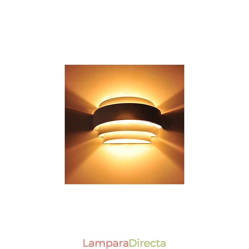Apliques de pared modernos y contemporáneos de metal