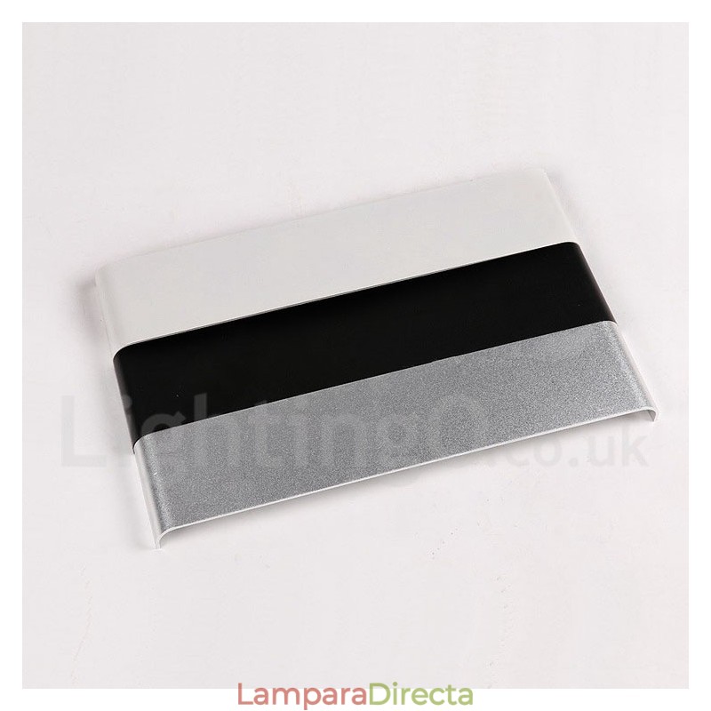Lámparas de pared y apliques modernos y contemporáneos largos para interiores, de metal, IP44, para baño, dormitorio y sala de estar.