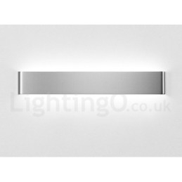 Lámparas de pared y apliques modernos y contemporáneos largos para interiores, de metal, IP44, para baño, dormitorio y sala de estar.