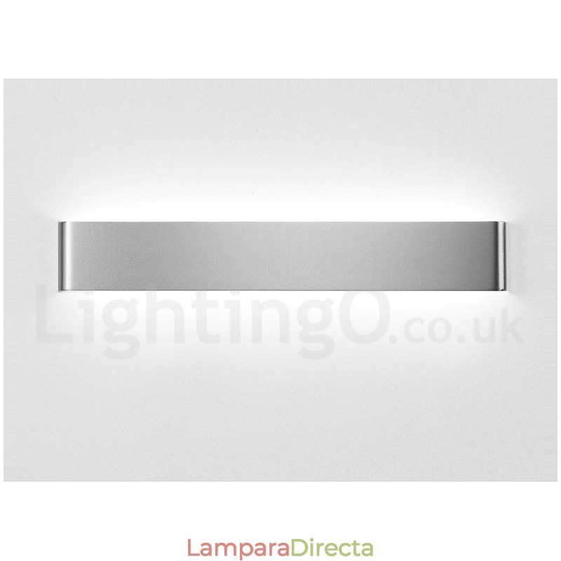 Lámparas de pared y apliques modernos y contemporáneos largos para interiores, de metal, IP44, para baño, dormitorio y sala de estar.