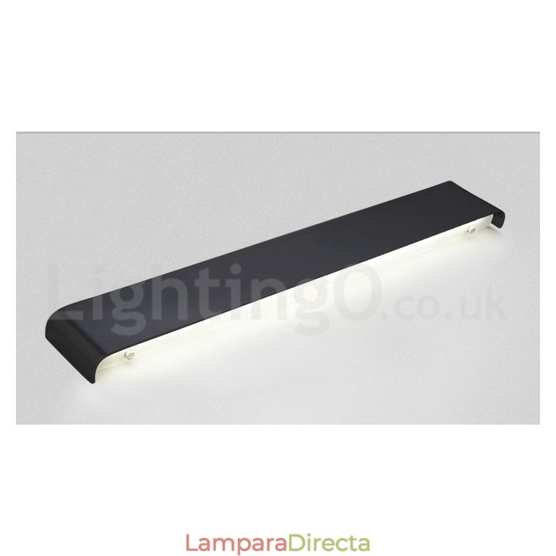 Lámparas de pared y apliques modernos y contemporáneos largos para interiores, de metal, IP44, para baño, dormitorio y sala de estar.