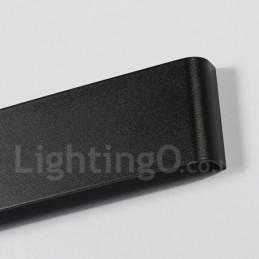 Lámparas de pared y apliques modernos y contemporáneos largos para interiores, de metal, IP44, para baño, dormitorio y sala de estar.
