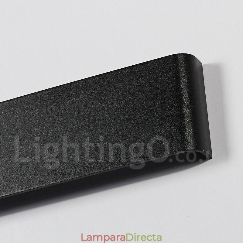Lámparas de pared y apliques modernos y contemporáneos largos para interiores, de metal, IP44, para baño, dormitorio y sala de estar.