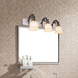 Apliques de pared para baño modernos contemporáneos de metal