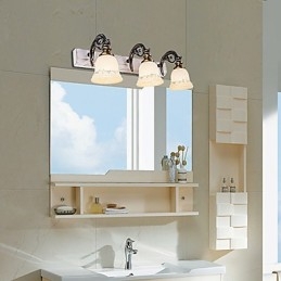 Apliques de pared para baño modernos contemporáneos de metal