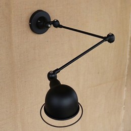 Apliques de pared Iluminación de baño Luces de pared para exteriores Luces de pared de lectura Moderno Contemporáneo Metal