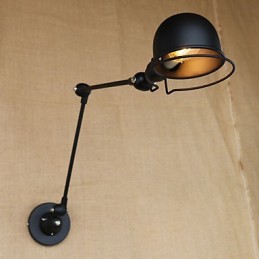 Apliques de pared Iluminación de baño Luces de pared para exteriores Luces de pared de lectura Moderno Contemporáneo Metal