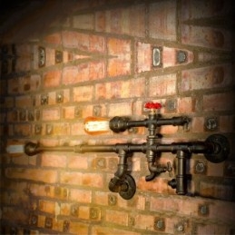 Lámpara de pared industrial vintage para baño, cocina, comedor, lámpara Edison de lujo, apliques de barra, lámparas FJ DB2 014A0