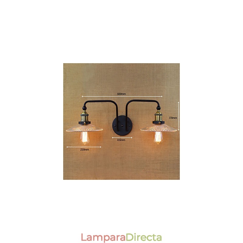 Dormitorio de estilo nórdico industrial con personalidad creativa, interior de cafetería mediterránea, pared de vidrio, doble hierro