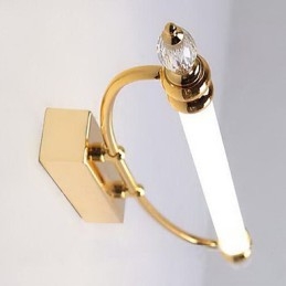 Iluminación de baño moderna contemporánea de metal