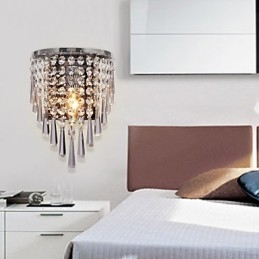 Aplique de pared semicircular en cristal Feature
