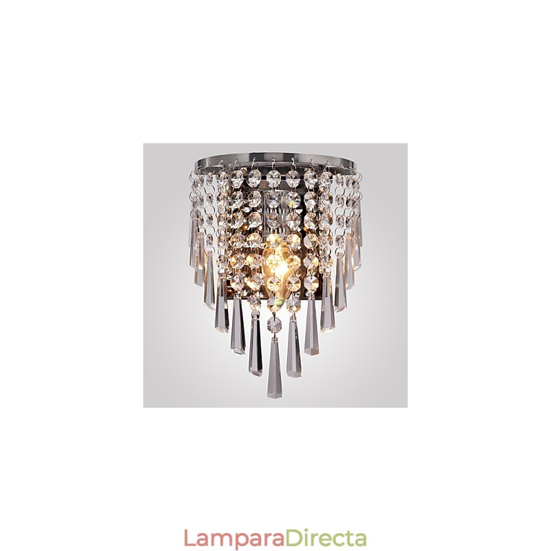 Aplique de pared semicircular en cristal Feature