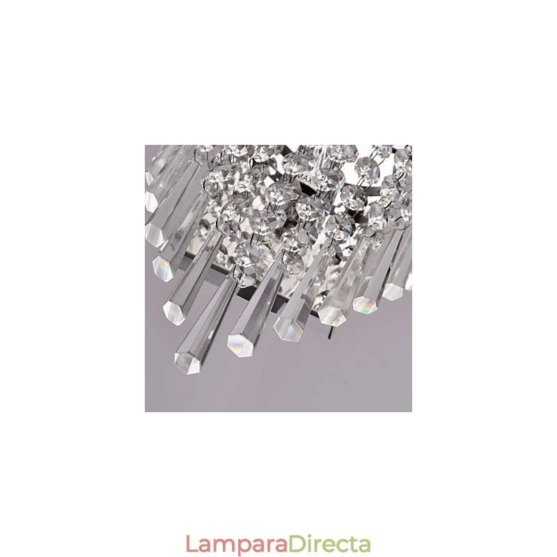 Aplique de pared semicircular en cristal Feature