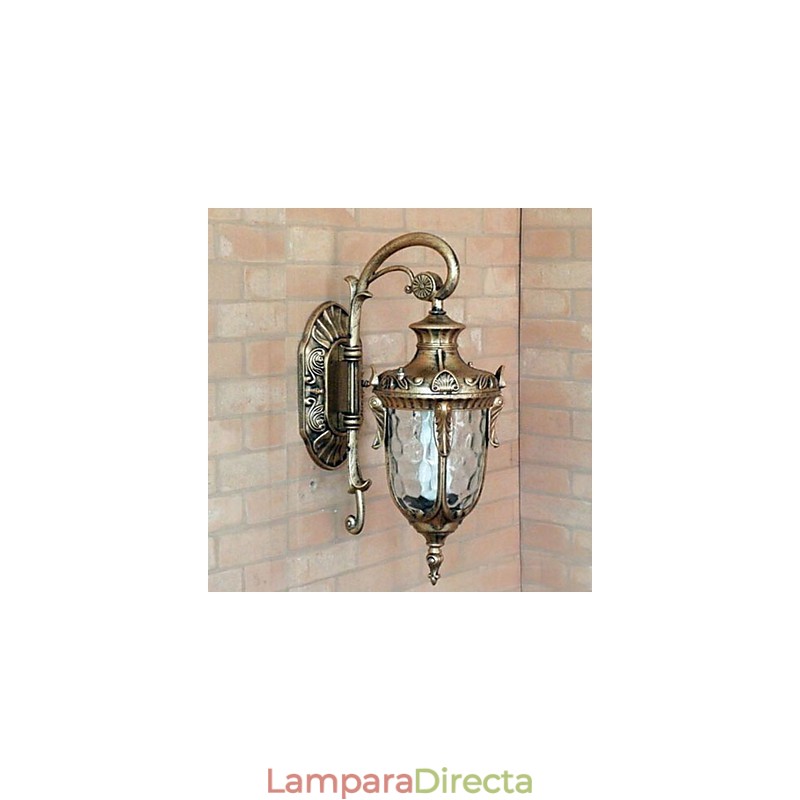 Apliques de pared para exterior tradicionales clásicos de metal
