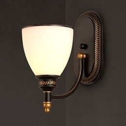 Lámparas de pared de cristal de estilo nórdico